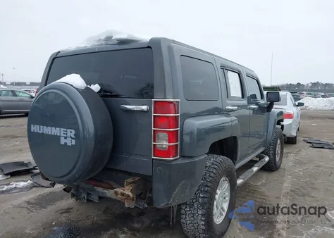 2008 Hummer H3 Suv z USA, uszkodzony, nr VIN 5GTEN43E288203497